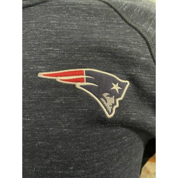 NFL Team Brand New England Patriots Football Sweater Fleece Full Zip Jacket Med - Picture 4 of 7